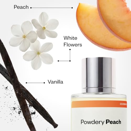 Dossier Powdery Peach Eau de Parfum for Women - Inspired by I Want Choo, Long-Lasting Floral Fruity Scent