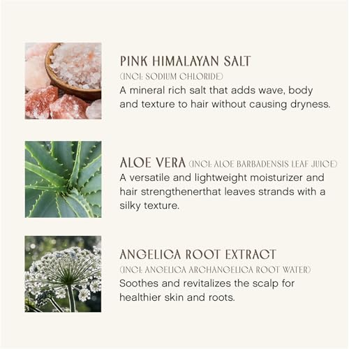 INNERSENSE Pink Himalayan Salt Spray - Natural Wave Enhancer (4oz)