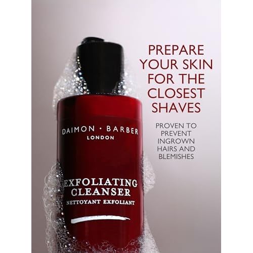 Exfoliating Cleanser by Daimon Barber for Men - 3.38 oz Cleanser