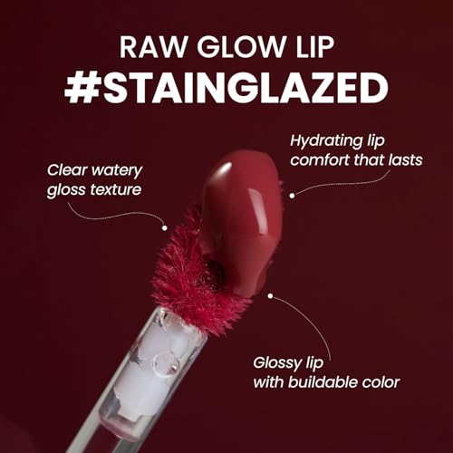 HINCE Raw Glow Gel Tint R016 - Korean Lip Stain & Gloss