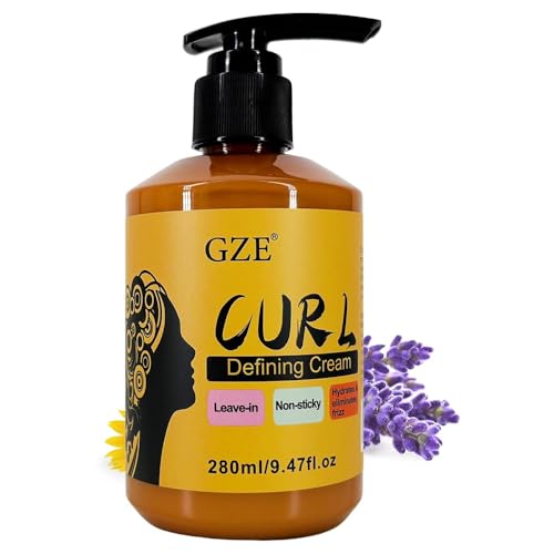 GZE 3-IN-1 Curl Defining Cream for Women - Hydrates, Frizz Control & Natural Waves
