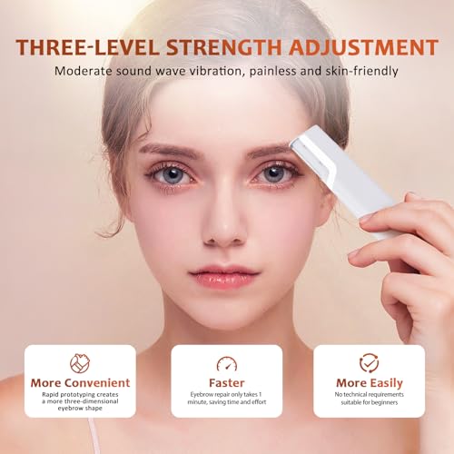 Rechargeable Sonic Dermaplane Razor for Women – LED Dermaplaning Tool