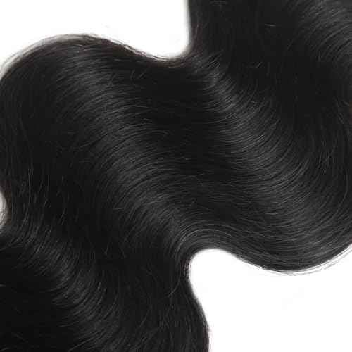 Caijuxing Human Braiding Hair 1 Bundle 100g Body Wave Bulk Human Hair for Braiding No Weft 12A Brazilian Virgin Curly Human Hair Extensions for Boho Braids 100% Remy Human Hair Extensions (22 Inch)