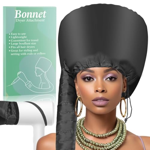 Hooded Hair Dryer Bonnet - Fast Drying & Heat Distribution