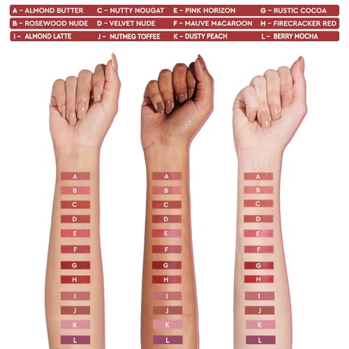 KIRO Luxe Matte Lipstick - High-Pigment Hydrating Long-Lasting Lip Color