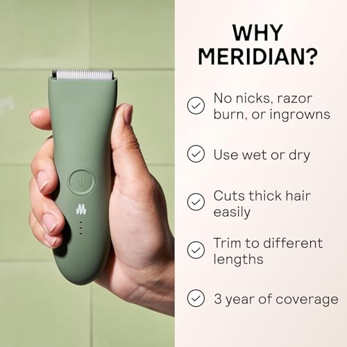 MERIDIAN Body Hair Trimmer - Waterproof Electric Shaver