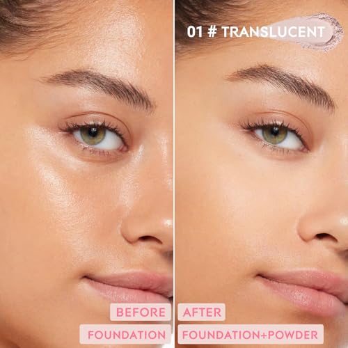 Vevivia Creaseless Setting Powder - Translucent Loose Powder