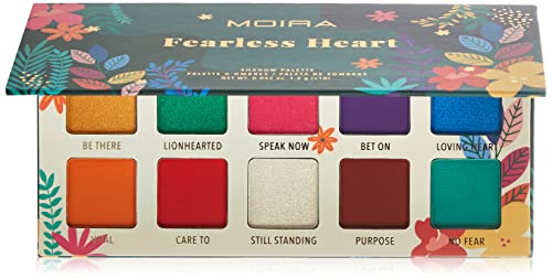 Moira Fearless Heart Eye Shadow Palette - 10 Pigmented Mattes & Shimmers
