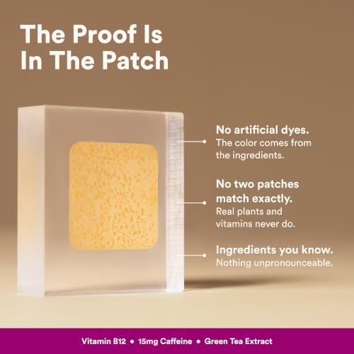 The Good Patch B12 Awake Energy Patch – 16 Total Patches, 4 Pouches