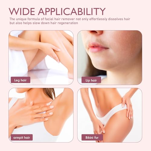 New No Shave Hair Removal Cream,Fast and Gentle, Suitable for Sensitive Skin, Fast and Gentle, Moisturizes and Nurtures Skin, Leaving it Soft and Protected after Hair Removal
