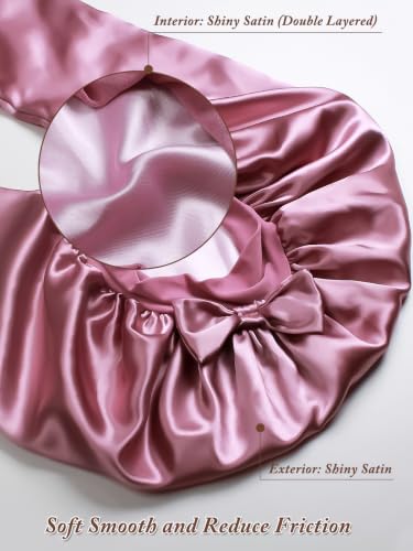 Satin Sleep Bonnet for Braids & Long Hair (2-Pack)