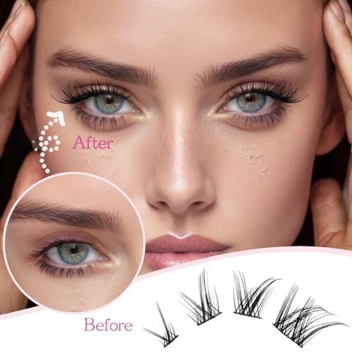 Wispy Cat Eye Lash Clusters - C Curl 9-14mm
