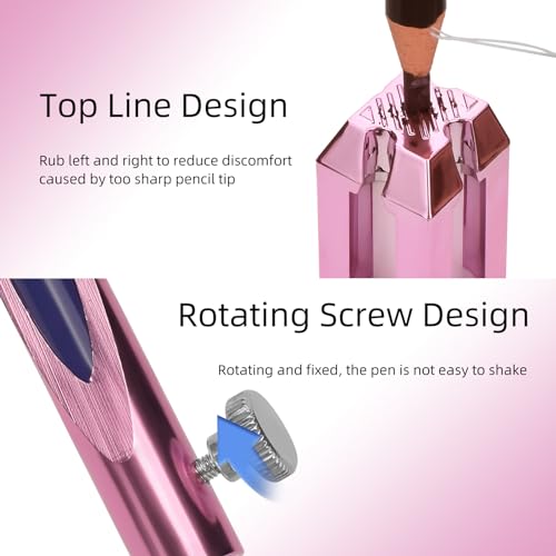 ATOMUS Eyebrow Makeup Pencil & Sharpener Set with Trimmers - 14 Pcs
