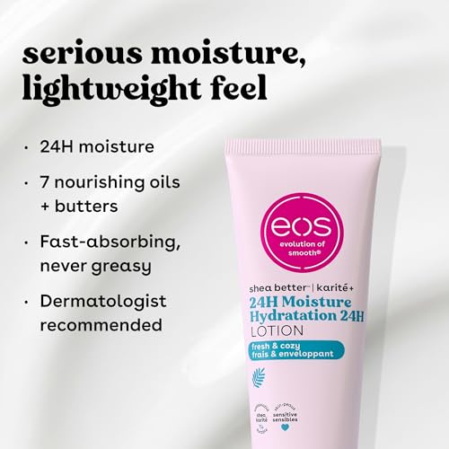 EOS 24H Moisture Travel Body Lotion Mini 2.5 fl oz - Fresh & Cozy
