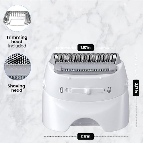 Epilator Replacement Head for Braun Silk-Epil Series 5 7 9 - Waterproof Shaver