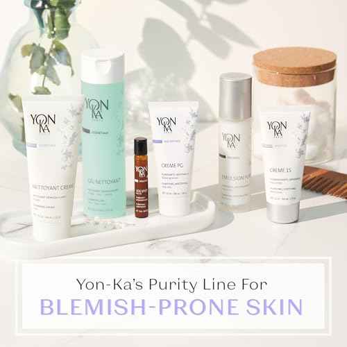 Yonka Nettoyant Creme | Cleansing Makeup Remover Cream | Remove Impurities with Calming Peppermint and Plant Glycerin | For Sensitive to Acne Prone Skin | Paraben-Free | 3.53 oz