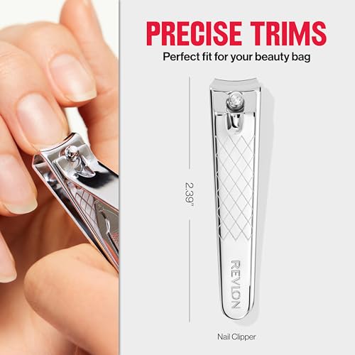 Revlon Nail Clipper with Foldaway File - Silver, 1 Count (Variation of THIS listing)