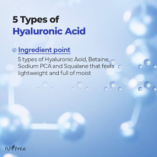 IsNtree Hyaluronic Acid Aqua Gel Cream 100ml, 3.38 fl oz + Hyaluronic Acid Daily Sun Gel 50ml, 1.69 fl oz