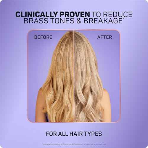 Marc Anthony Purple Shampoo, Repair Blonde Rescueplex Color Care - Neutralizes Brassy Tones and Repairs Bonds, 8oz