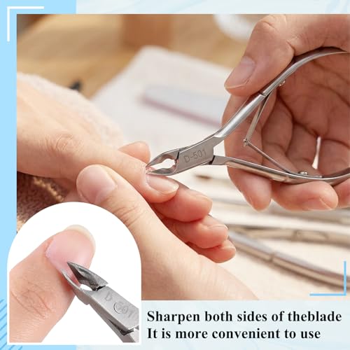 Lothee Cuticle Trimmer Kit with 200 Sterilization Pouches