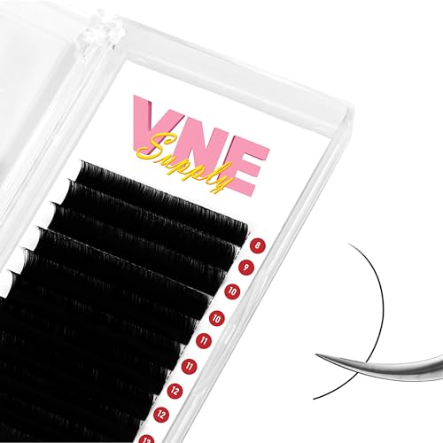 Eyelash Extensions 0.05 C CC D DD J B L Curl 13-20mm Lash Extensions Supplies Individual Lashes Premium Silk Volume & Classic Lash Soft Matte Dark Professional Eyelashes Extension