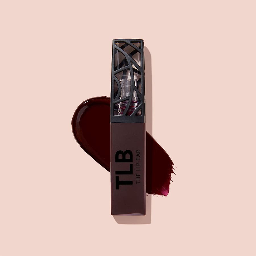 The Lip Bar Vegan Liquid Matte Lipstick, High Pigment Color & Long-Lasting with 8-12 Hours of Wear, Rebel - Deep Burgundy