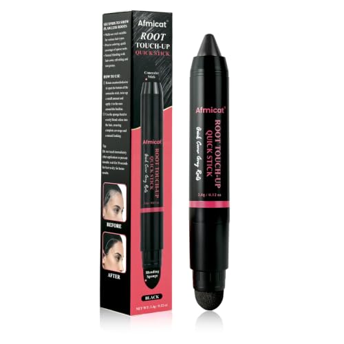 Root Touch Up Stick for Gray Hair & Thinning Hair, Black