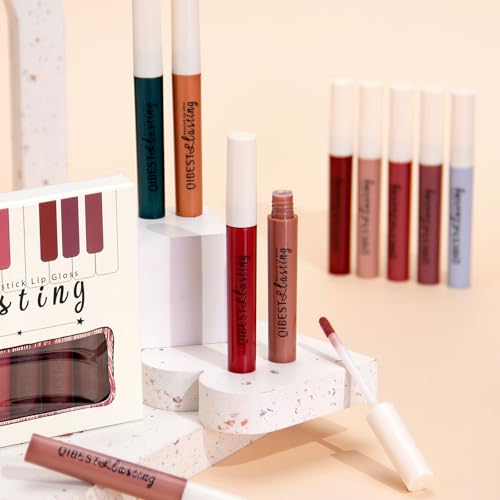 Matte Liquid Lipstick Set - 12 Shades Waterproof & Long Lasting