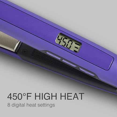 Remington 1" Flat Iron, Hair Straightener with Anti-Static Technology, 30-Second Heat Up & 60 Minute Auto Shut-Off, 30% Longer Ceramic Floating Plates, Titanium + Ceramic Coating