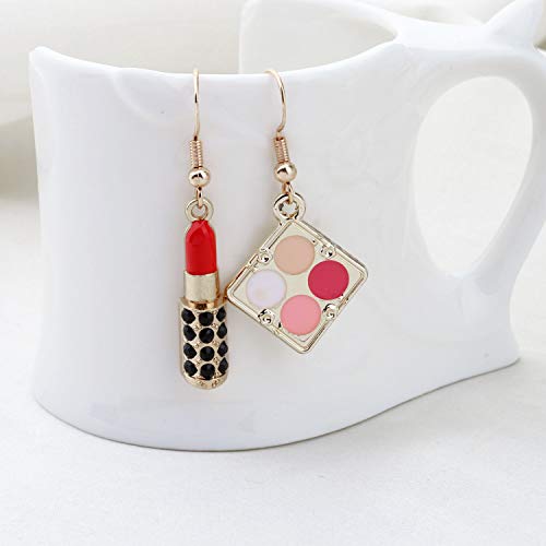 3D Lipstick Earrings - Makeup Artist Gift for Women