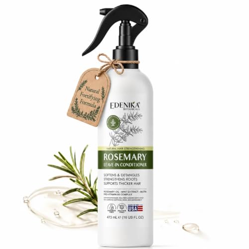EDENIKA BOTANICALS Rosemary Leave-In Conditioner & Detangler for Stronger Hair