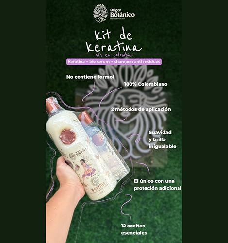 Ritual Botanico Organic Keratin Hair Treatment 1000ml - Smoothing & Frizz Control