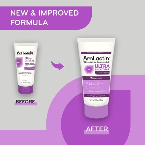 AmLactin Daily Moisturizing 7.9 oz Lotion and Ultra Smoothing 4.9 oz Cream Bundle for Dry Skin