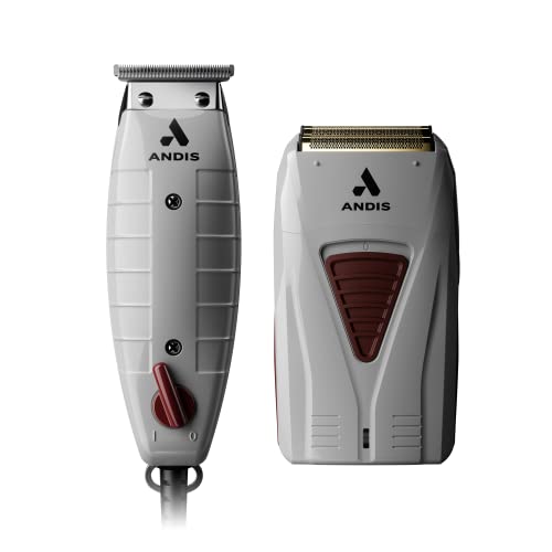 Andis 17270 T-Outliner Trimmer & Pro Foil Titanium Shaver Combo