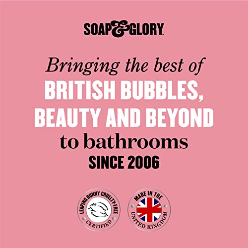 Soap & Glory Original Pink Clean On Me Body Wash - Rich, Creamy Shower Soap with Built-In Body Lotion for Maximum Hydration - Bergamot & Rose Scented Moisturizing Body Wash (75ml)