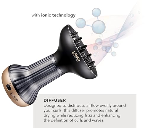 Diffuser Hair Dryer for Curly Hair - Ionic Technology