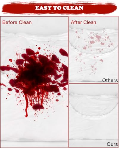 Halloween Fake Blood Makeup Kit 5.44oz - Realistic Spray & Dripping