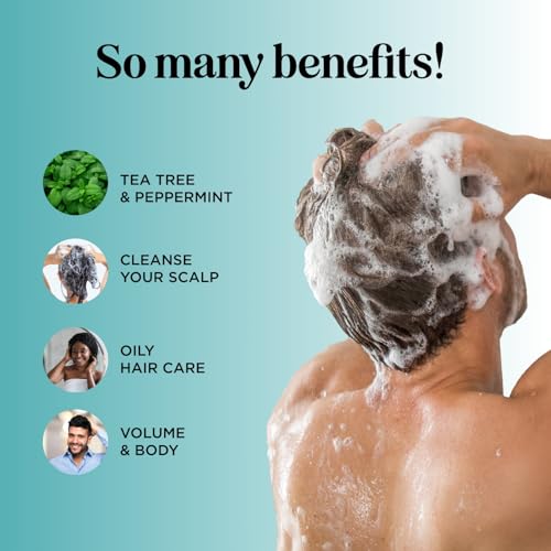 Rosemary Tea Tree Mint Shampoo for Dry Scalp