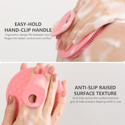 Silicone Body & Face Scrubber Set 5 Pack