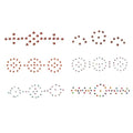 Crystal Bindi Pack of 6 - Rhinestone Forehead Stickers