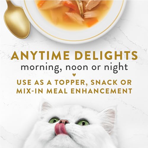 Fancy Feast Broth Lickable Wet Cat Food Variety Pack 12 Pouches