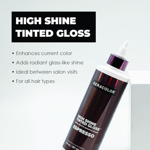 Keracolor High Shine Tinted Hair Gloss, 8 Fl Oz