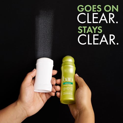 Invisible Roll-On Antiperspirant Deodorant, Unscented, 2-Pack