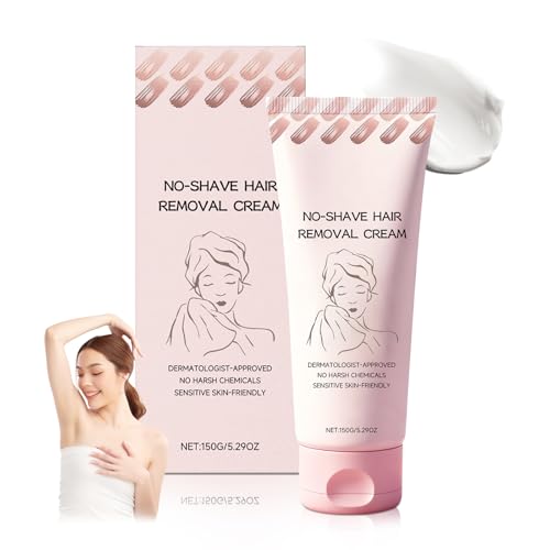 New No Shave Hair Removal Cream,Fast and Gentle, Suitable for Sensitive Skin, Fast and Gentle, Moisturizes and Nurtures Skin, Leaving it Soft and Protected after Hair Removal