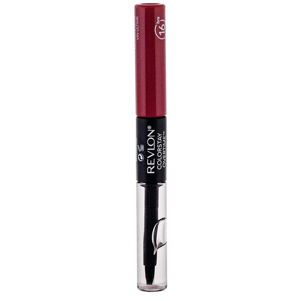 Revlon ColorStay Overtime Liquid Lip Color, Ultimate Wine [140] 0.07 oz (Pack of 2)