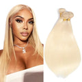 613 Blonde Straight Human Hair Bundles 14-18 inch
