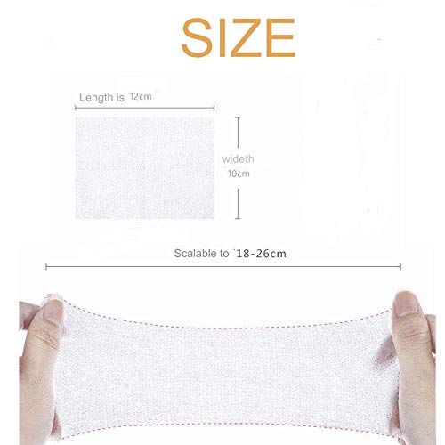 200 Pcs Stretchable Cosmetic Cotton Pads, Moisturizing Facial Makeup Pads, Breathable Cotton Pads for Facial/Eye/Nails Makeup Remover
