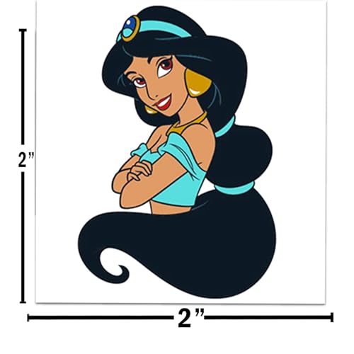 Aladdin Temporary Tattoos Party Favors - 72 Pack