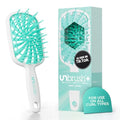 FHI Heat UNbrush Plus Detangling Hair Brush Mint Swirl for Fine & Fragile Hair