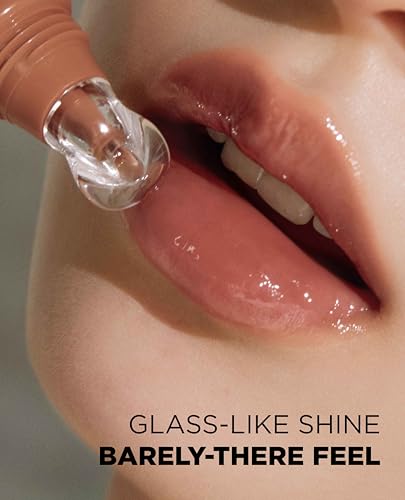 EITHER& Glazed Lip Oil - Warm Mocha Brown Moisturizer 10g